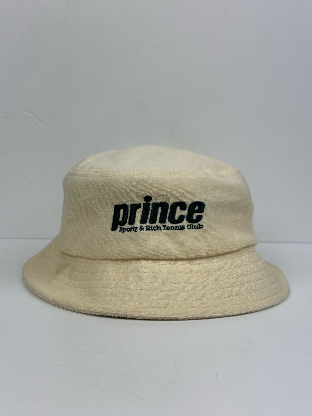 Sporty & Rich X Prince Tennis Terrycloth Bucket Hat